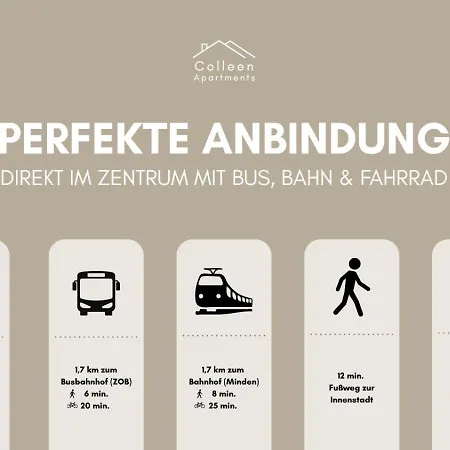 Colleen - Minden, Hermannstrasse شقة *
